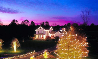 New Albany Holiday lighting